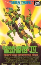 Teenage Mutant Ninja Turtles III - British VHS movie cover (xs thumbnail)