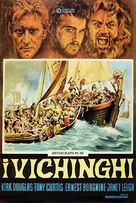 The Vikings - Italian DVD movie cover (xs thumbnail)
