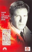 Clear and Present Danger - Dutch VHS movie cover (xs thumbnail)