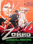 Zorro marchese di Navarra - French Movie Poster (xs thumbnail)