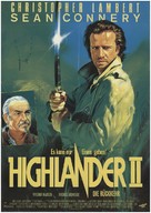 Highlander II: The Quickening - German Movie Poster (xs thumbnail)