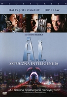 Artificial Intelligence: AI - Polish DVD movie cover (xs thumbnail)