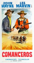 The Comancheros - Italian Movie Poster (xs thumbnail)