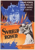The Black Rose - Swedish Movie Poster (xs thumbnail)