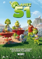Planet 51 - German Movie Poster (xs thumbnail)