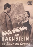 Wetterleuchten am Dachstein - German poster (xs thumbnail)