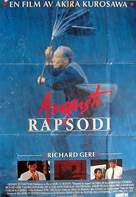 Rhapsody in August - Swedish Movie Poster (xs thumbnail)
