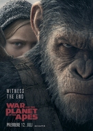 War for the Planet of the Apes - Norwegian Movie Poster (xs thumbnail)