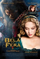 La belle &amp; la b&ecirc;te - Brazilian Movie Poster (xs thumbnail)