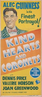 Kind Hearts and Coronets - Australian Movie Poster (xs thumbnail)