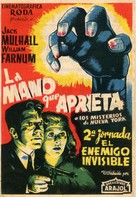 The Amazing Exploits of the Clutching Hand - Spanish Movie Poster (xs thumbnail)