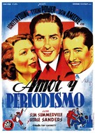 Love Is News - Spanish Movie Poster (xs thumbnail)