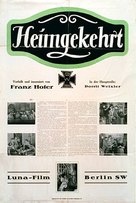 Heimgekehrt - German Movie Poster (xs thumbnail)