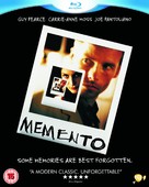 Memento - British Blu-Ray movie cover (xs thumbnail)
