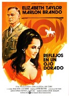 Reflections in a Golden Eye - Spanish Movie Poster (xs thumbnail)