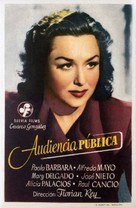 Audiencia p&uacute;blica - Spanish Movie Poster (xs thumbnail)