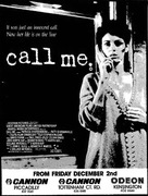 Call Me - British poster (xs thumbnail)