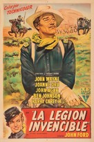 She Wore a Yellow Ribbon - Argentinian Movie Poster (xs thumbnail)