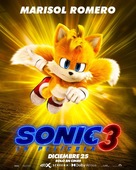 Sonic the Hedgehog 3 - Mexican Movie Poster (xs thumbnail)