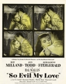 So Evil My Love - British Movie Poster (xs thumbnail)