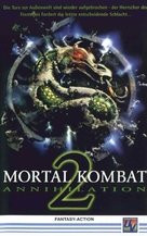 Mortal Kombat: Annihilation - German VHS movie cover (xs thumbnail)