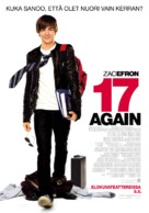 17 Again - Finnish Movie Poster (xs thumbnail)