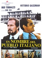 In nome del popolo italiano - Spanish Movie Poster (xs thumbnail)
