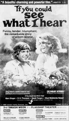 If You Could See What I Hear Poster