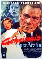 Geheimnis einer &Auml;rztin - German Movie Poster (xs thumbnail)