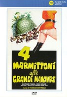 4 marmittoni alle grandi manovre - Italian DVD movie cover (xs thumbnail)