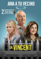 St. Vincent - Colombian Movie Poster (xs thumbnail)