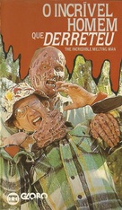 The Incredible Melting Man - Brazilian VHS movie cover (xs thumbnail)