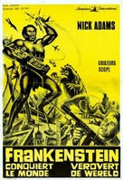 Furankenshutain tai chitei kaij&ucirc; Baragon - Belgian Movie Poster (xs thumbnail)