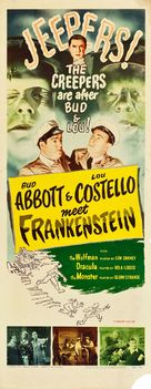 Bud Abbott Lou Costello Meet Frankenstein - Re-release movie poster (xs thumbnail)