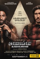 BlacKkKlansman - Hungarian Movie Poster (xs thumbnail)