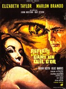 Reflections in a Golden Eye - French Movie Poster (xs thumbnail)