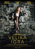 Molly&#039;s Game - Slovenian Movie Poster (xs thumbnail)