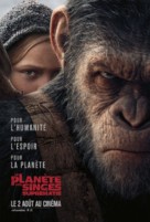 War for the Planet of the Apes - French Movie Poster (xs thumbnail)