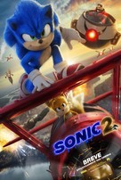Sonic the Hedgehog 2 - Brazilian Movie Poster (xs thumbnail)