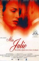 Miss Julie - Spanish Movie Poster (xs thumbnail)