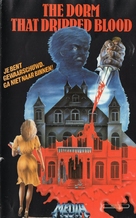 The Dorm That Dripped Blood - Dutch VHS movie cover (xs thumbnail)