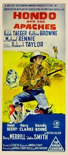 Hondo and the Apaches - Australian Movie Poster (xs thumbnail)