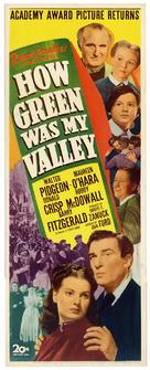 How Green Was My Valley - Re-release movie poster (xs thumbnail)