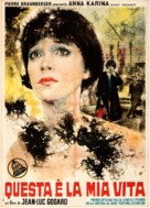 Vivre sa vie: Film en douze tableaux - Italian Movie Poster (xs thumbnail)