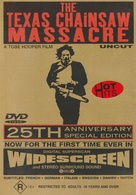The Texas Chain Saw Massacre - Australian DVD movie cover (xs thumbnail)