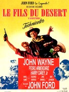 3 Godfathers - French Movie Poster (xs thumbnail)