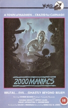 Two Thousand Maniacs! - British VHS movie cover (xs thumbnail)