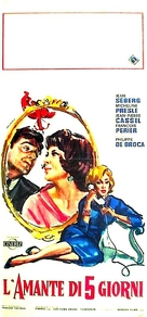 L&#039;amant de cinq jours - Italian Movie Poster (xs thumbnail)