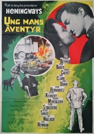 Hemingway&#039;s Adventures of a Young Man - Swedish Movie Poster (xs thumbnail)