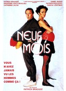 Neuf mois - French Movie Poster (xs thumbnail)